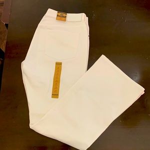 Ralph Lauren white jeans, size 14, long